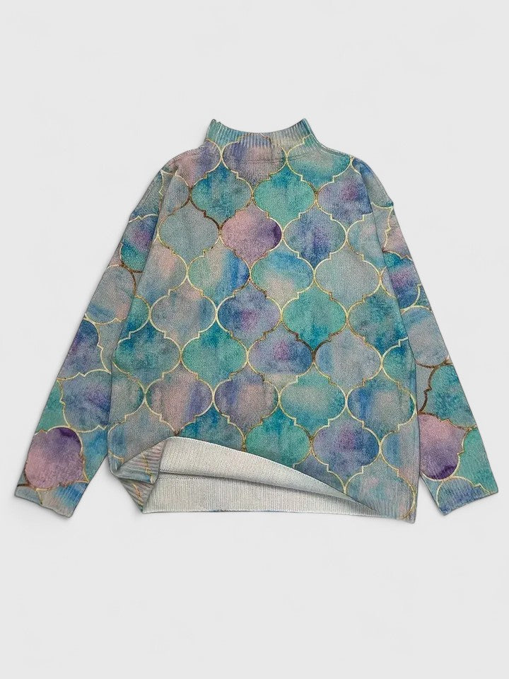 Pull Col Montant Maille Urbaine