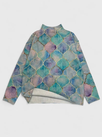 Pull Col Montant Maille Urbaine