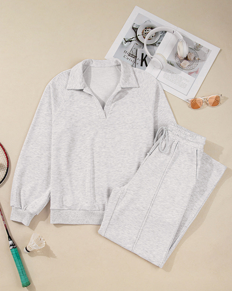 Ensemble Deux Pièces Casual Uni