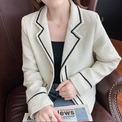 Veste Courte à Coupe Droite