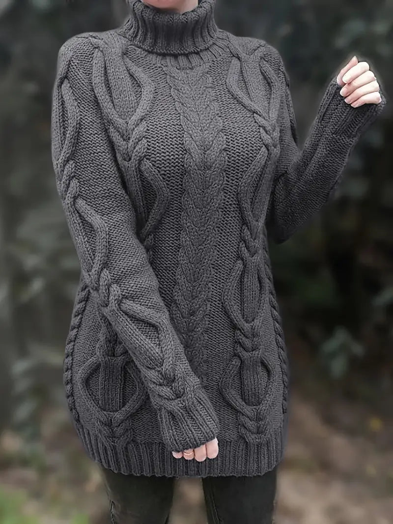 Pull Robe Col Roulé