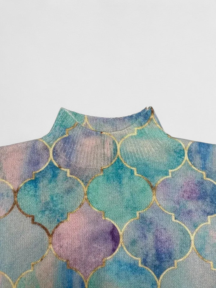 Pull Col Montant Maille Urbaine