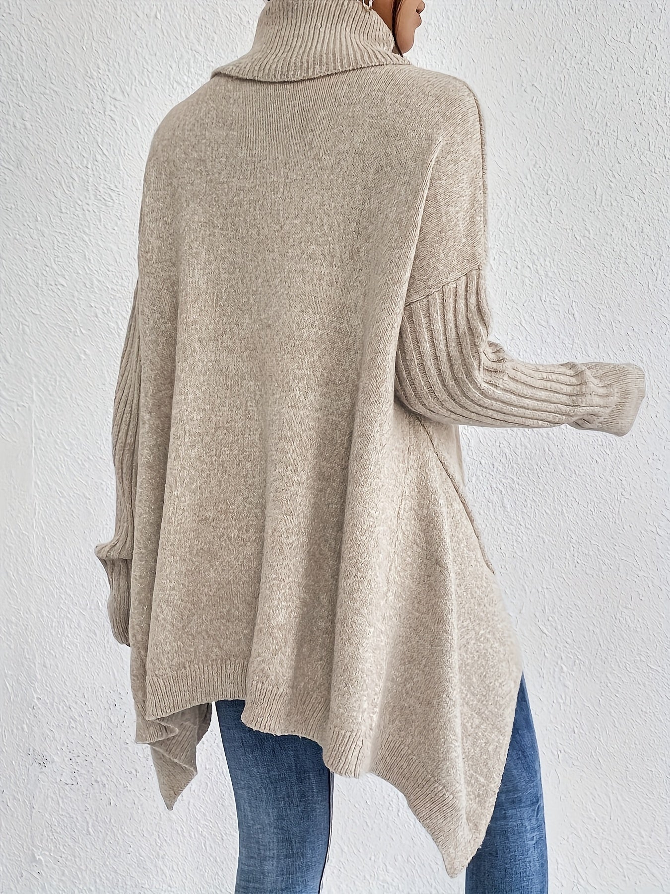 Pull Col Montant Élégant & Décontracté