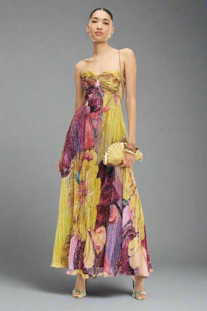 Robe Bustier Jaune