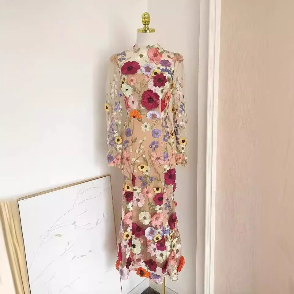 Robe Sirène Florale