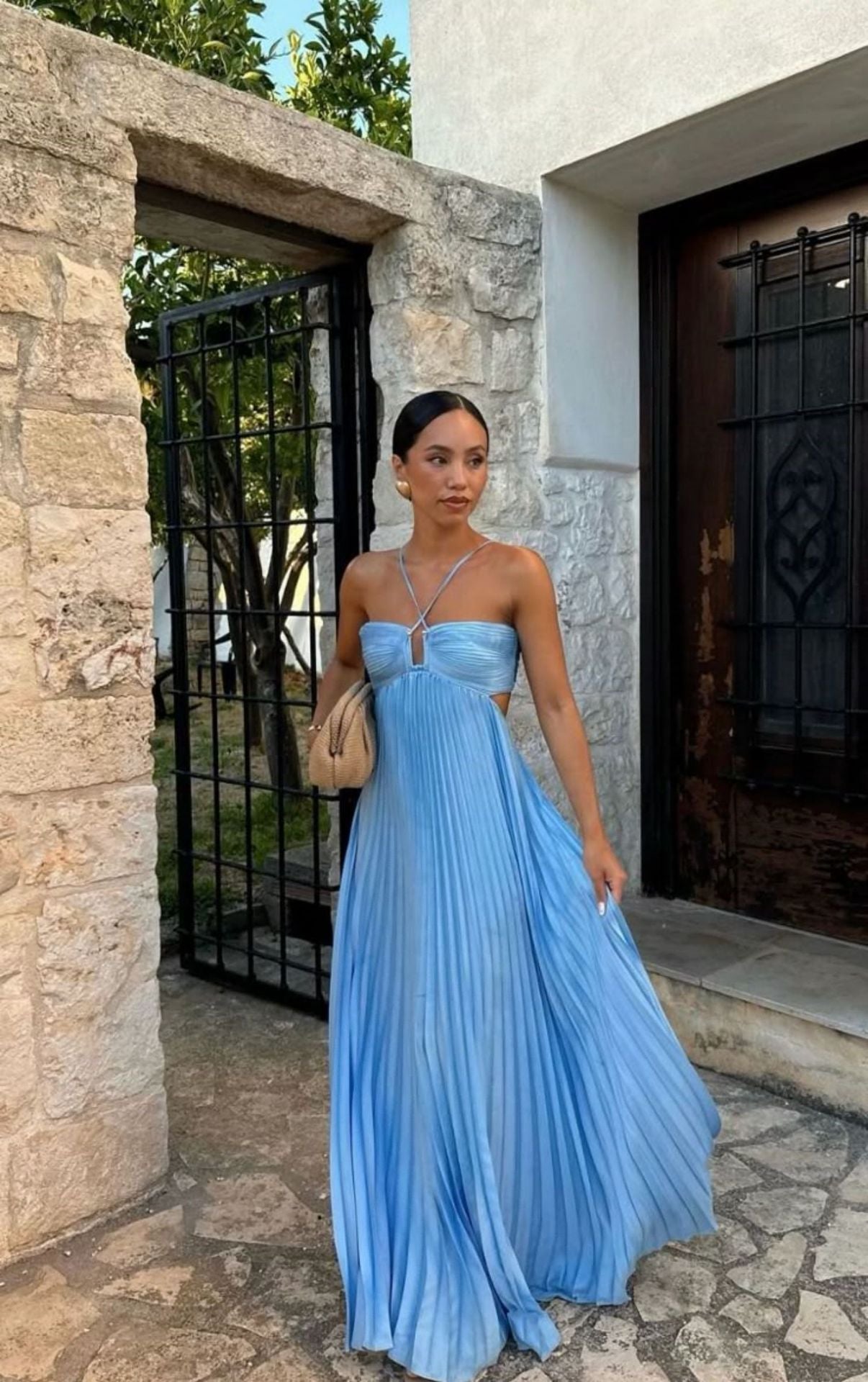 Robe Maxi Bustier Évasée