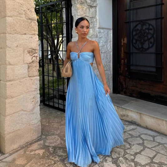 Robe Maxi Bustier Évasée