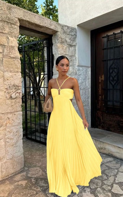 Robe Maxi Bustier Évasée