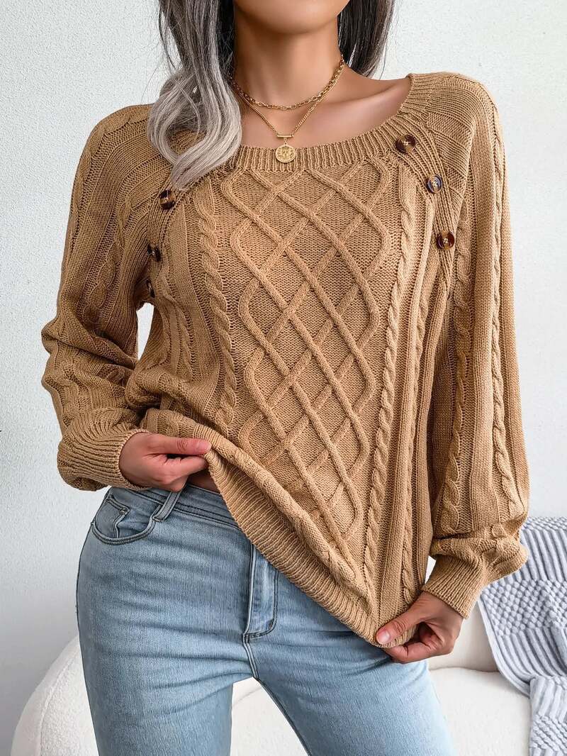 Pull En Maille Torsadée