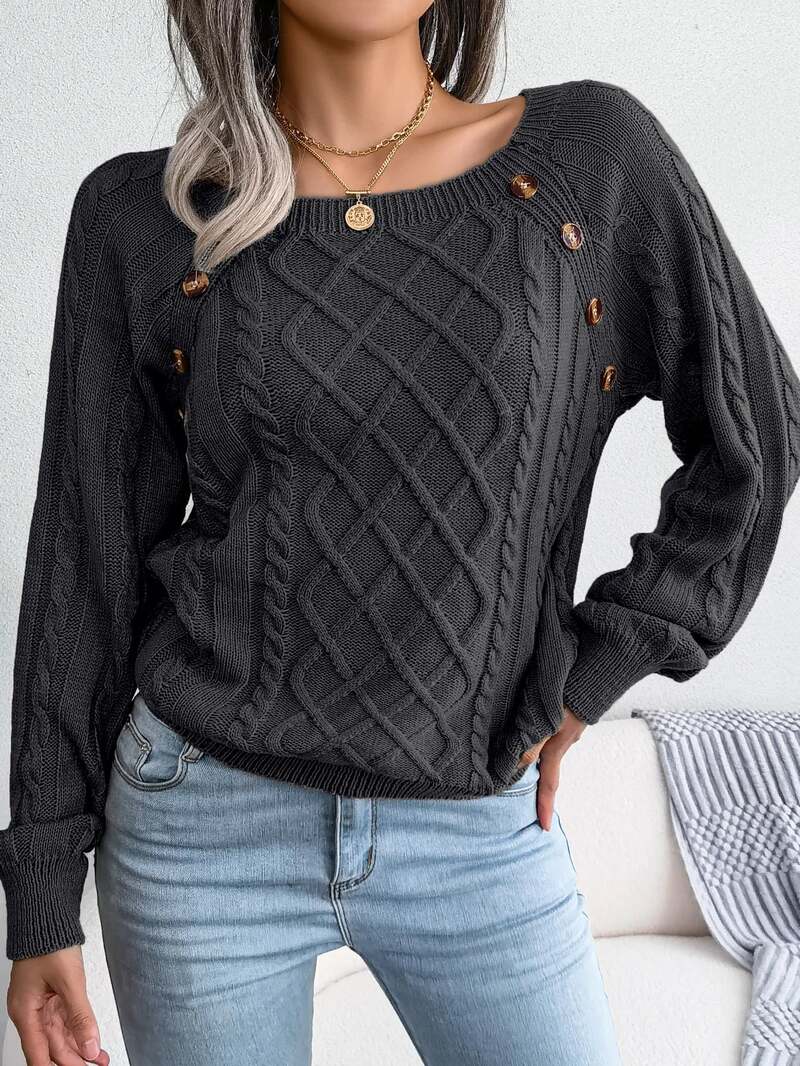 Pull En Maille Torsadée