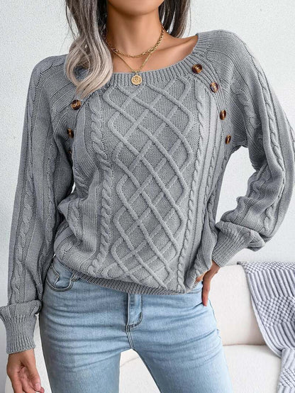 Pull En Maille Torsadée