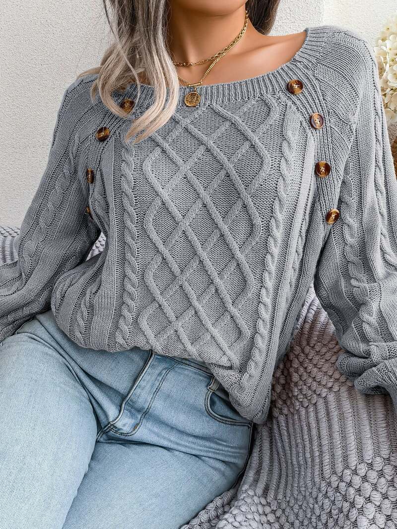 Pull En Maille Torsadée