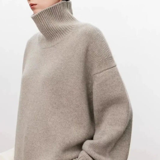 Cachemire Col Montant Luxe