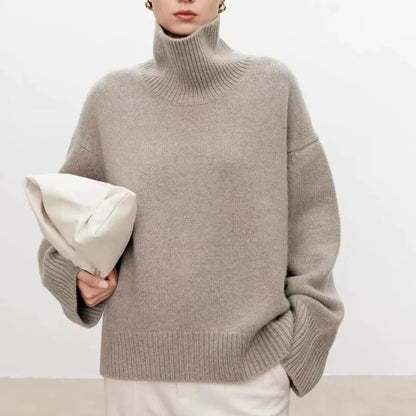 Cachemire Col Montant Luxe