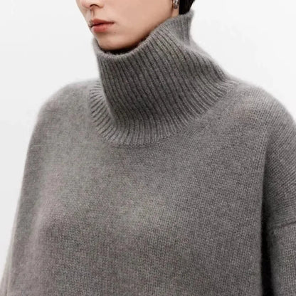 Cachemire Col Montant Luxe