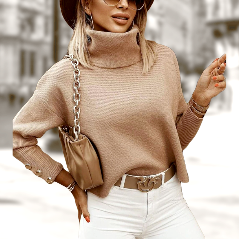 Pull Oversize Roulé