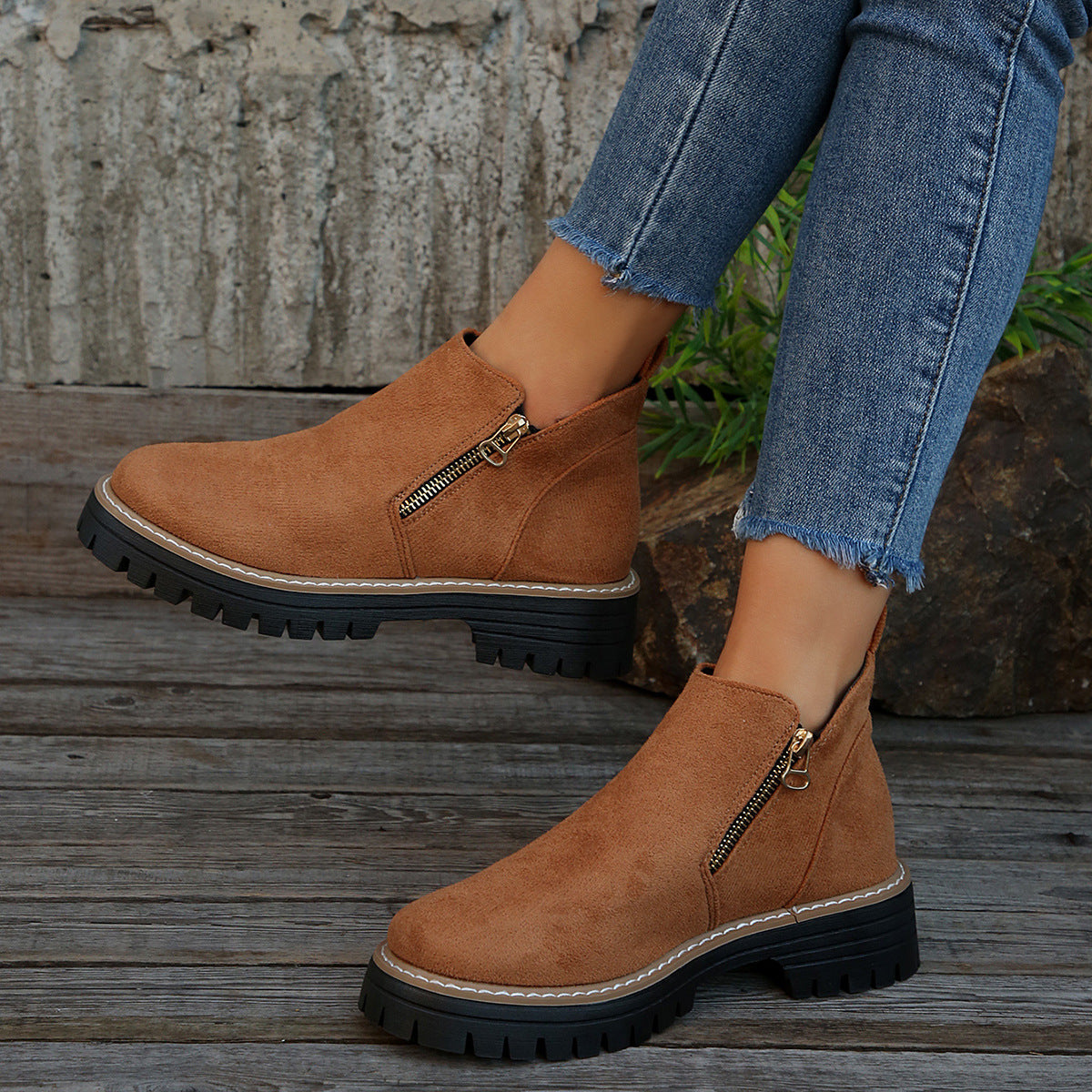 Chaussures Daim Hiver