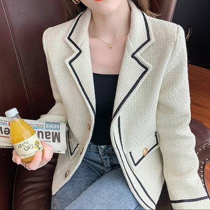 Veste Courte à Coupe Droite