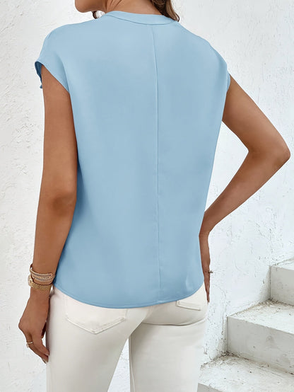 Chemise Été Manches Courtes Poches