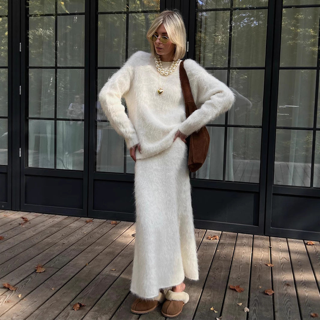 Ensemble Jupe & Pull Tricoté