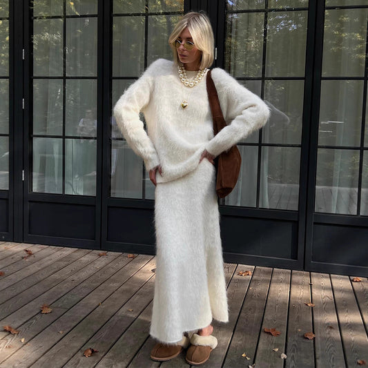 Ensemble Jupe & Pull Tricoté