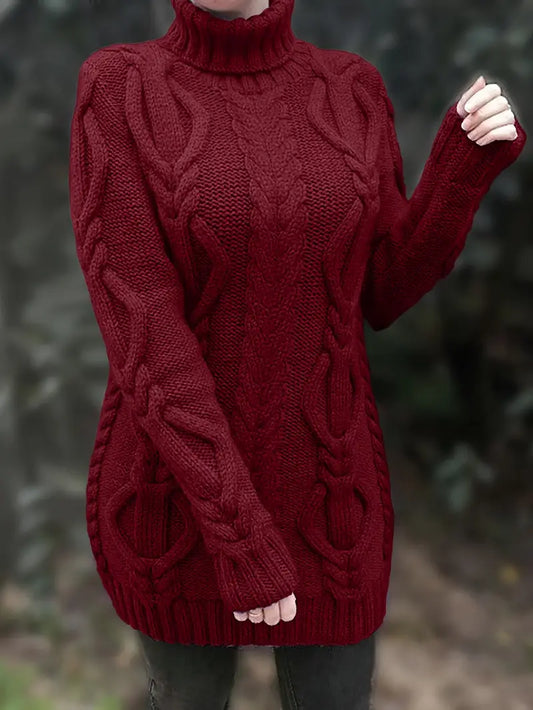 Pull Robe Col Roulé