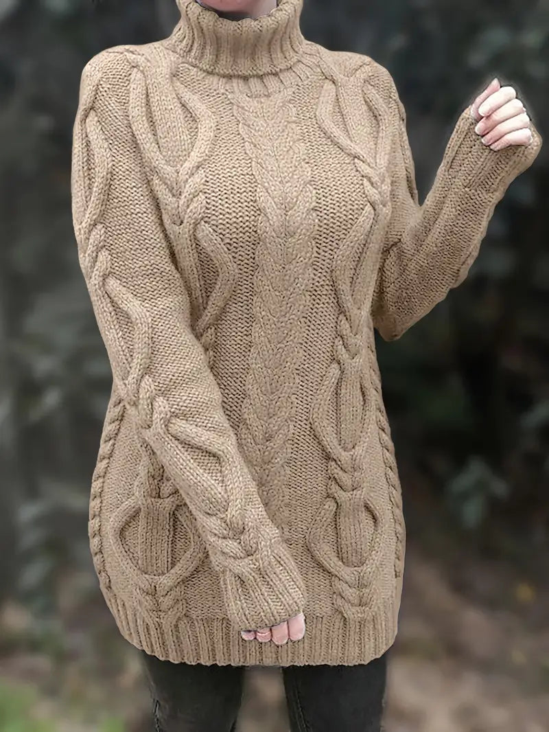 Pull Robe Col Roulé