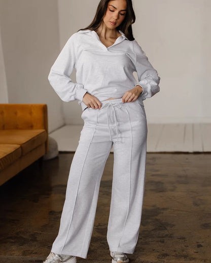 Ensemble Deux Pièces Casual Uni