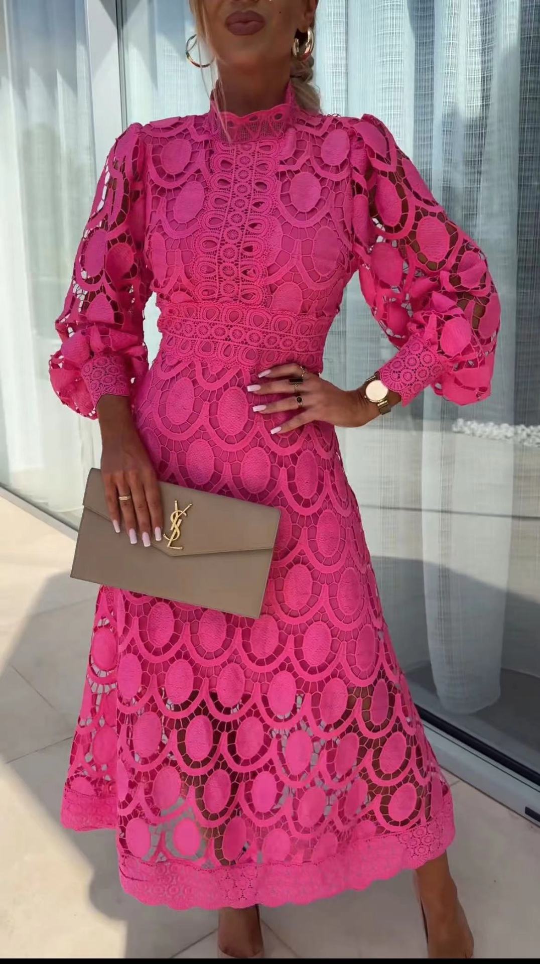 Robe Droite Triacétate