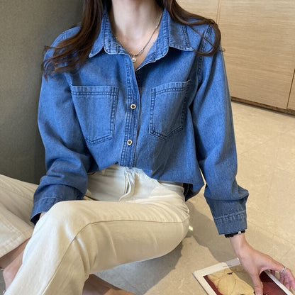 Chemise Denim Vintage