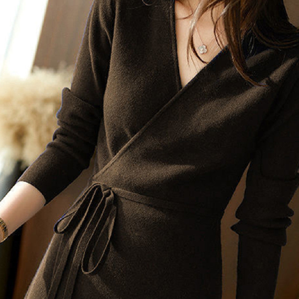Robe Maille Col V