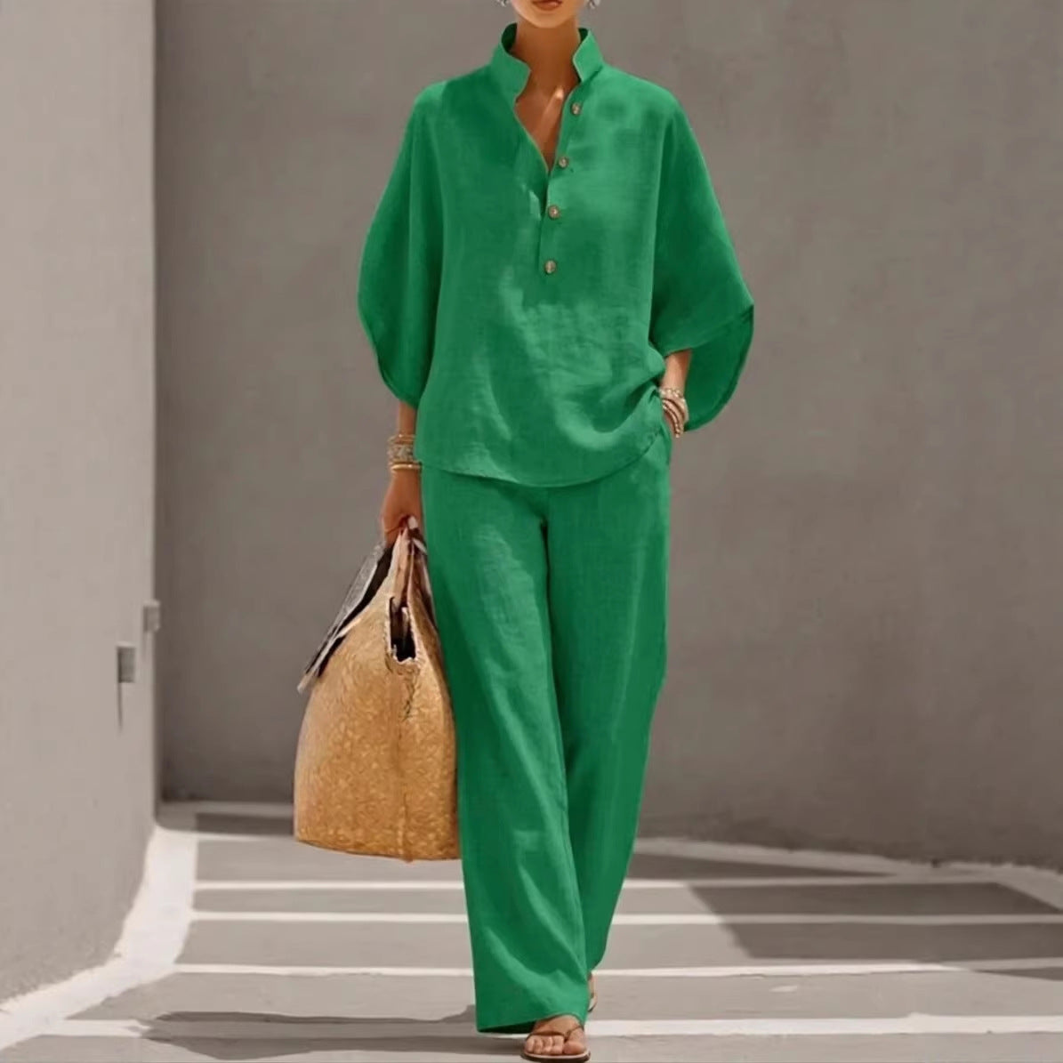 Ensemble Lin Été Femme