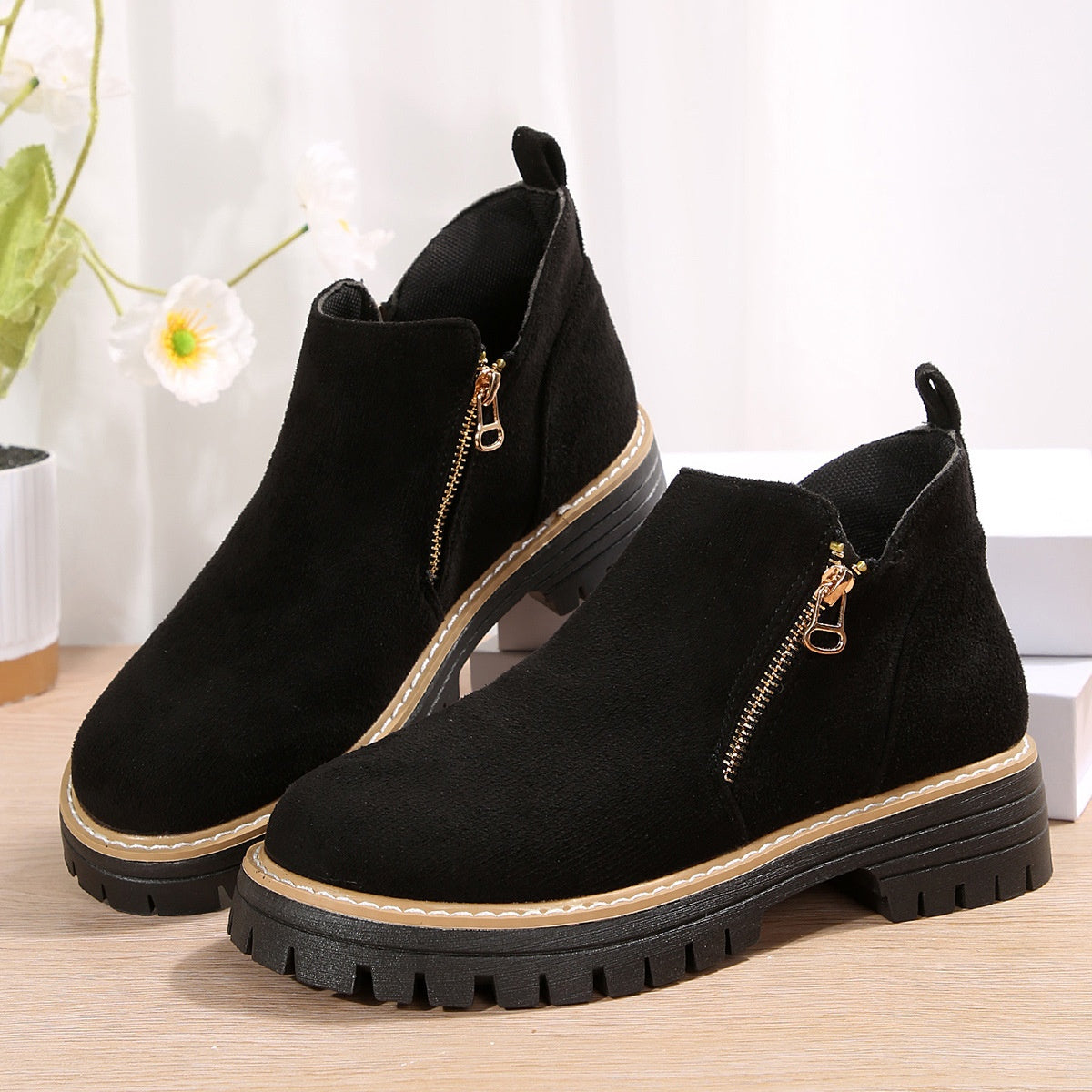 Chaussures Daim Hiver