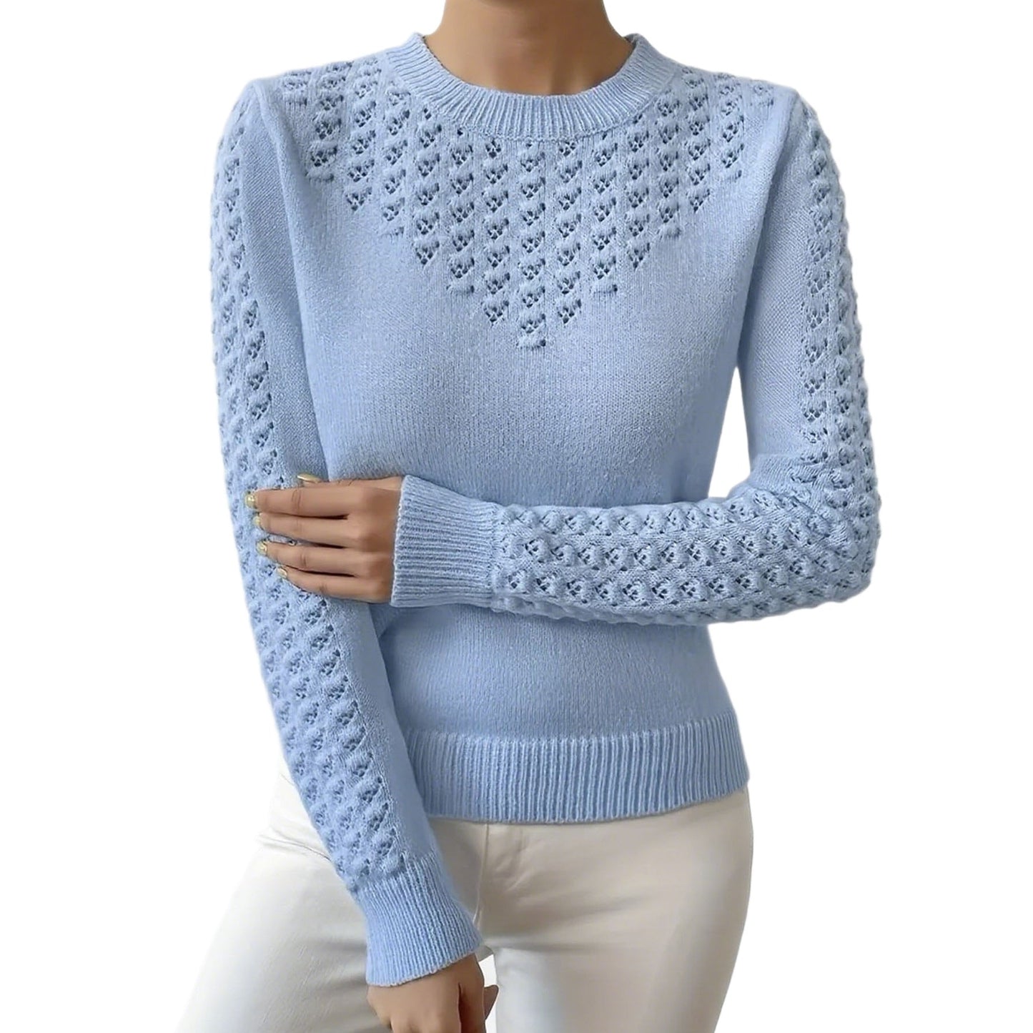 Pull Tricoté Ajouré
