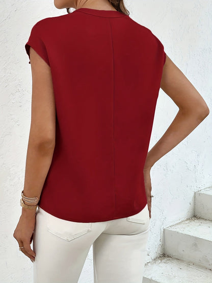 Chemise Été Manches Courtes Poches