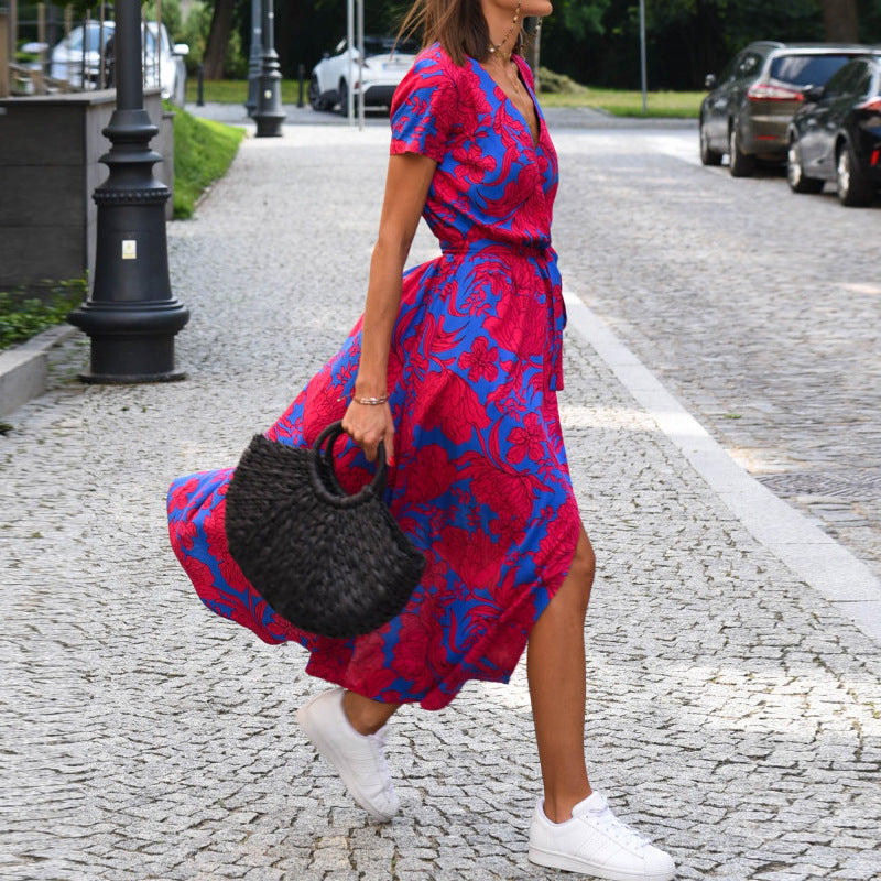 Robe fluide à coupe flatteuse