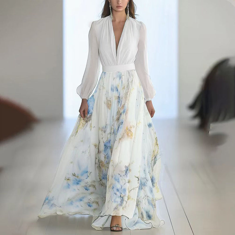 Robe Longue Bohème Fleurie