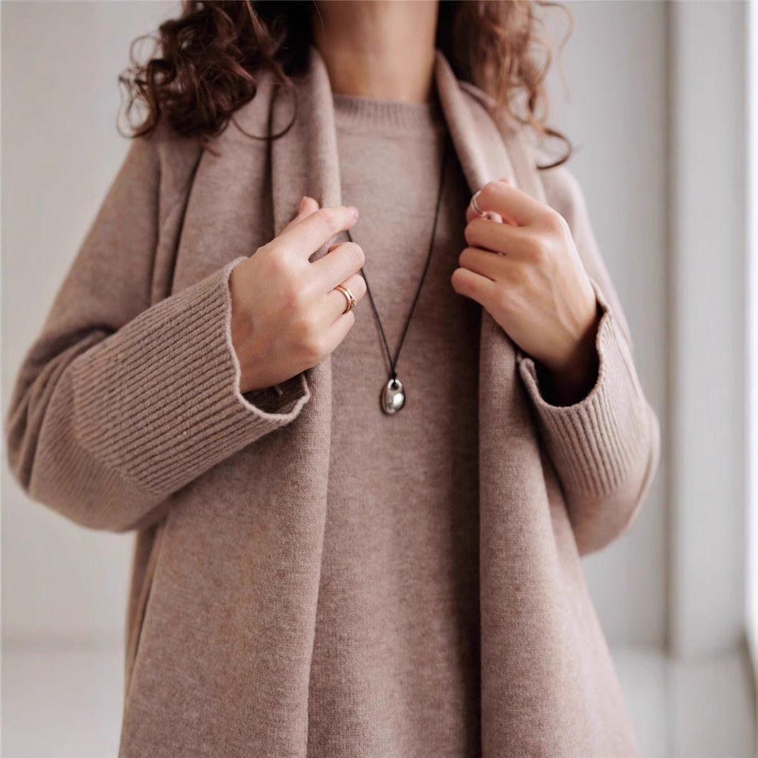 Pull Tricoté & Pantalon Large