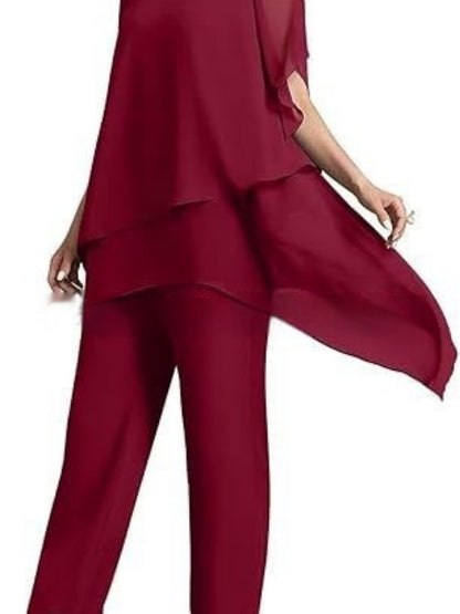 Ensemble Mousseline Loose Irrégulier