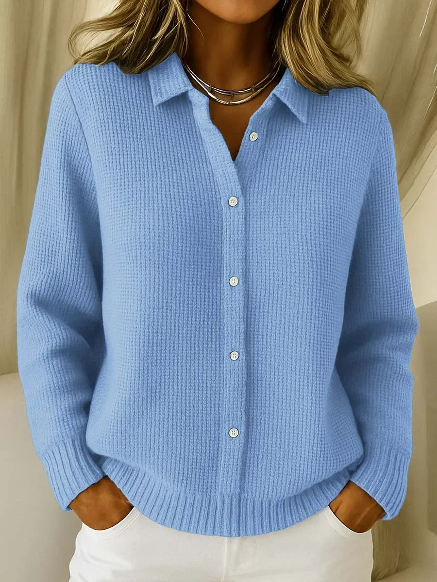 Pull Boutonné Tricoté