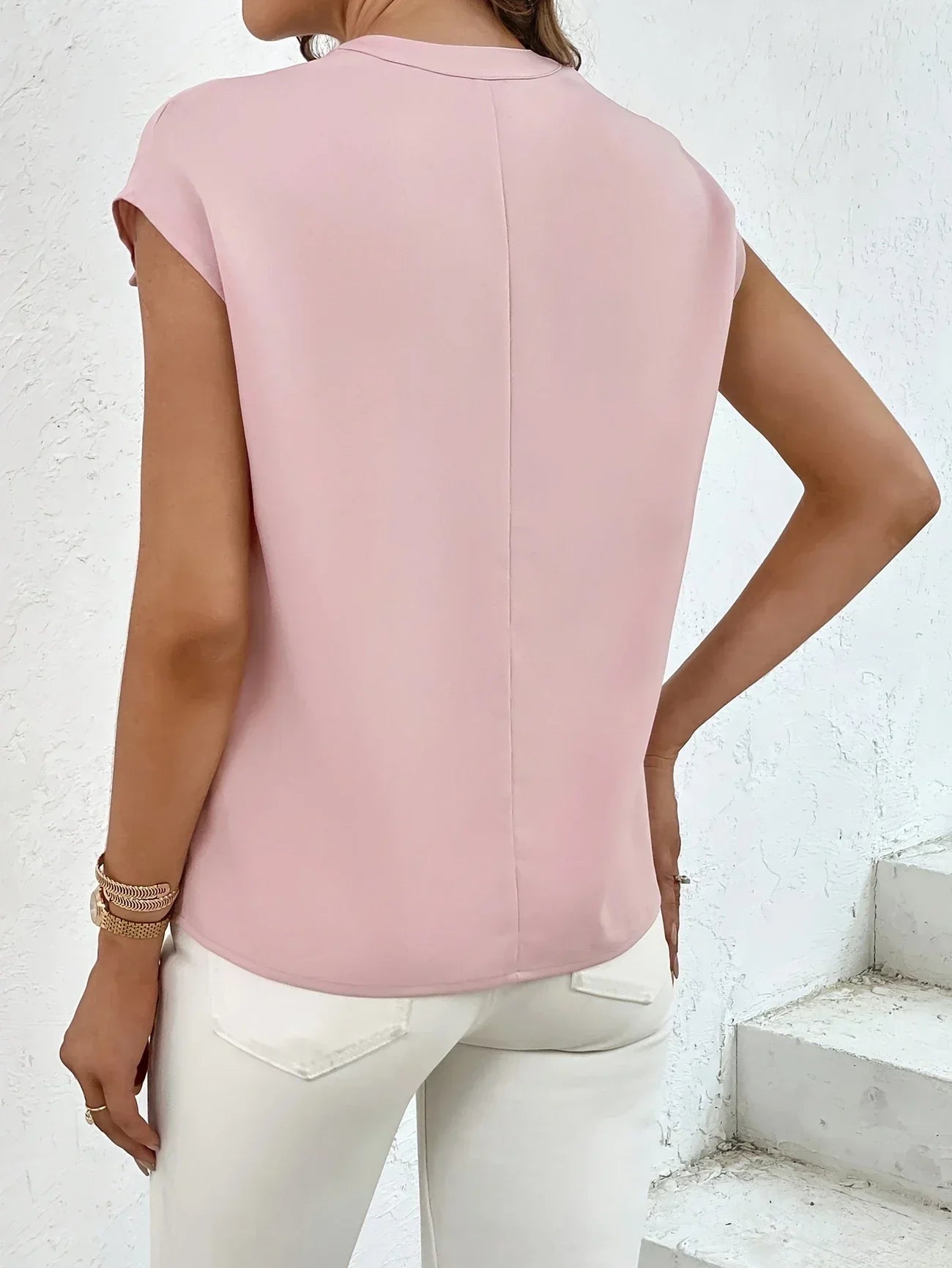 Chemise Été Manches Courtes Poches