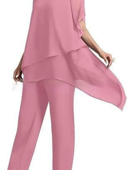 Ensemble Mousseline Loose Irrégulier