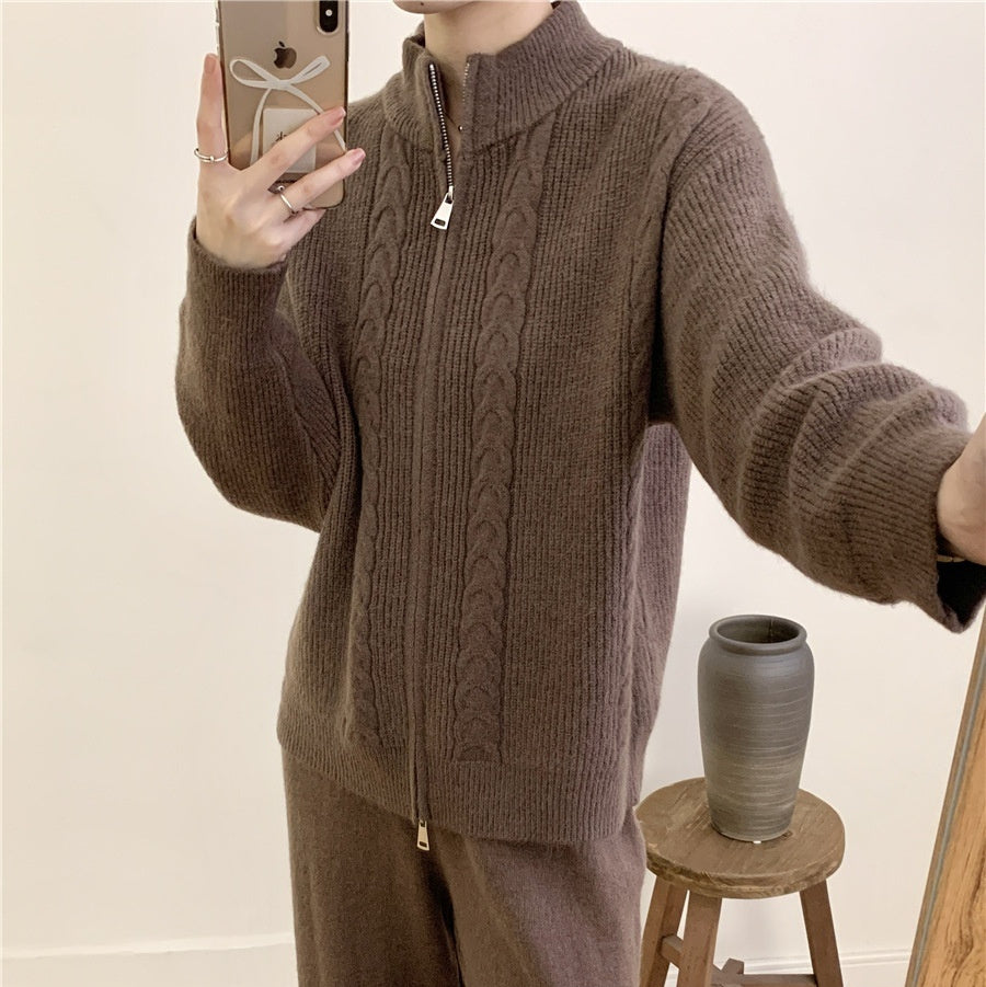 Ensemble Zippé & Pantalon Tricoté