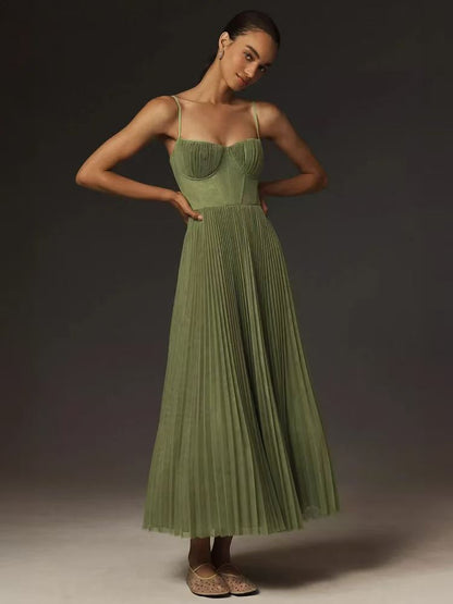Robe Maxi Soie Glacée