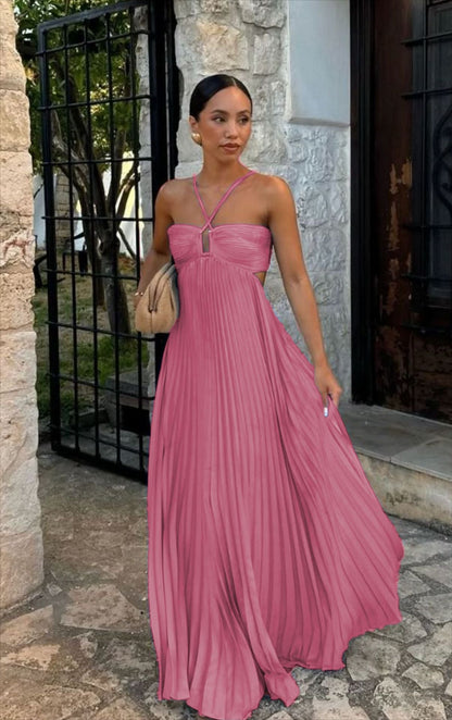 Robe Maxi Bustier Évasée