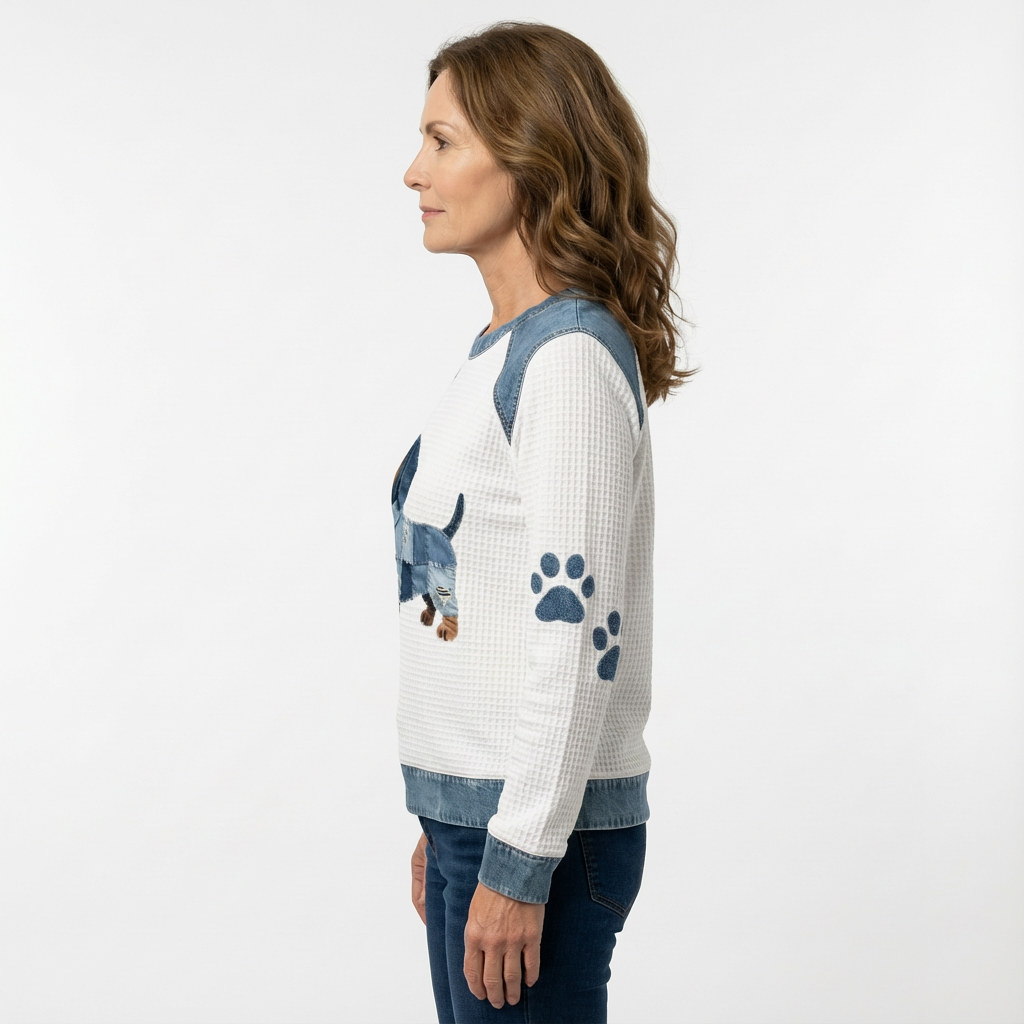 Pull En Coton & Denim